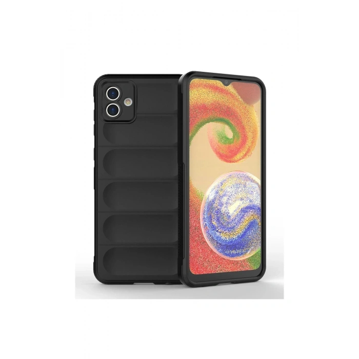 Mey İthalat®  Samsung Galaxy A04E Kılıf Optimum Silikon - Siyah