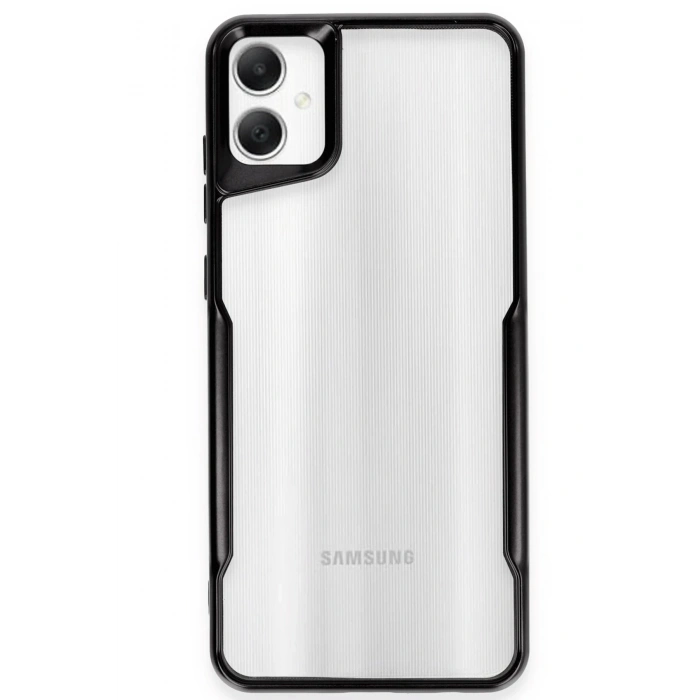Mey İthalat®  Samsung Galaxy A05 Kılıf Boyi Silikon Kapak - Siyah