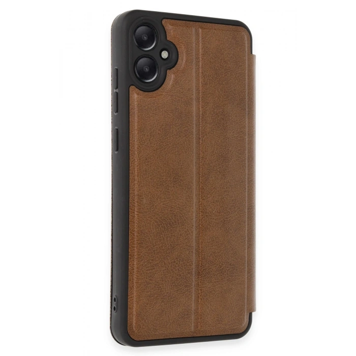 Mey İthalat®  Samsung Galaxy A05 Kılıf Flip Cover - Taba