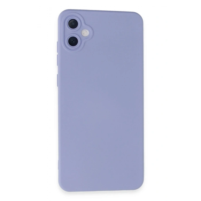 Mey İthalat®  Samsung Galaxy A05 Kılıf Nano içi Kadife Silikon - Lila