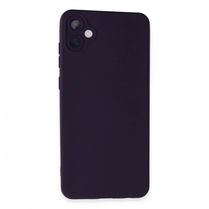 Mey İthalat®  Samsung Galaxy A05 Kılıf Nano içi Kadife Silikon - Mor