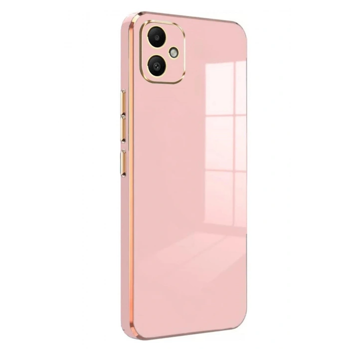 Mey İthalat®  Samsung Galaxy A05 Kılıf Volet Silikon - Pembe