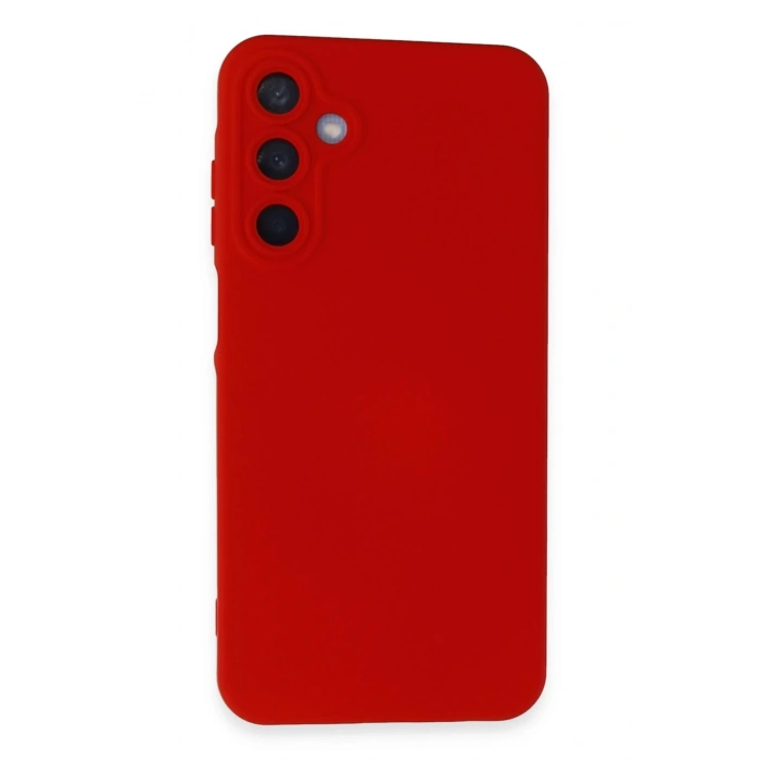 Mey İthalat®  Samsung Galaxy A05S Kılıf Nano içi Kadife Silikon - Kırmızı