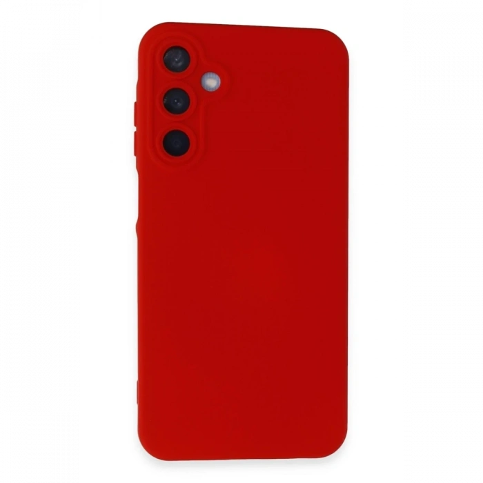 Mey İthalat®  Samsung Galaxy A05S Kılıf Nano içi Kadife Silikon - Kırmızı