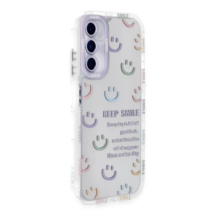 Mey İthalat®  Samsung Galaxy A05S Kılıf Reflexion Desenli Kapak - Desen 2