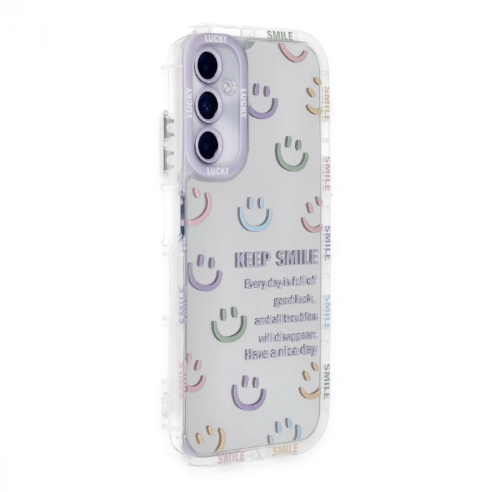 Mey İthalat®  Samsung Galaxy A05S Kılıf Reflexion Desenli Kapak - Desen 2