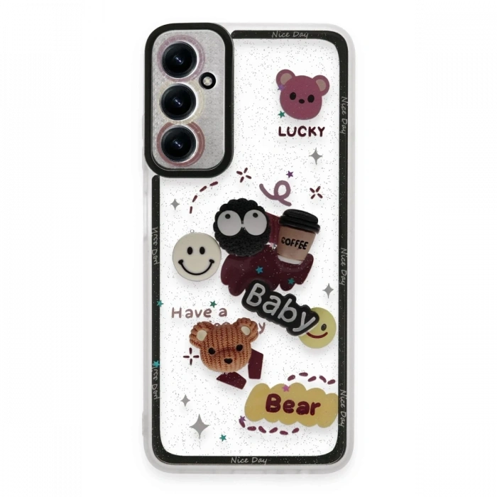 Mey İthalat®  Samsung Galaxy A05S Kılıf Sweet Desenli Silikon Kapak - Sarı