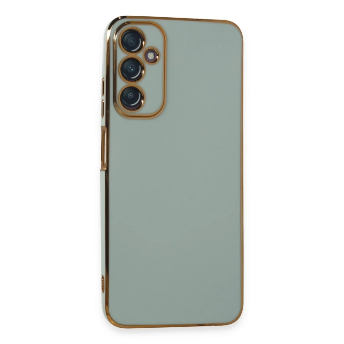 Mey İthalat®  Samsung Galaxy A05S Kılıf Volet Silikon - Açık Yeşil