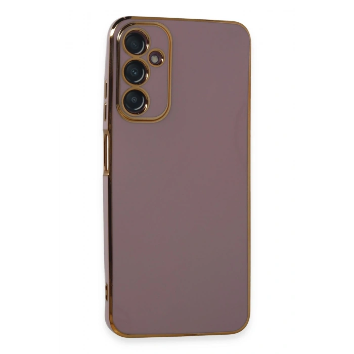 Mey İthalat®  Samsung Galaxy A05S Kılıf Volet Silikon - Mor