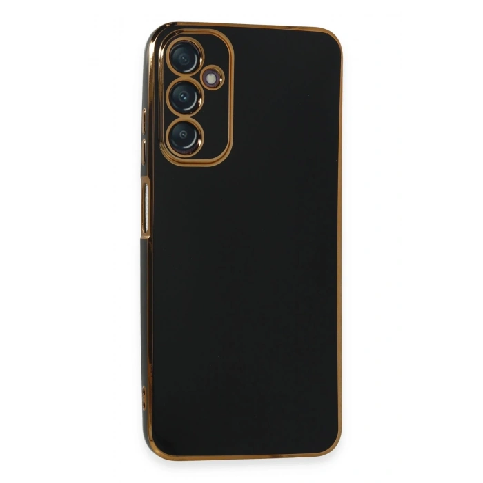 Mey İthalat®  Samsung Galaxy A05S Kılıf Volet Silikon - Siyah