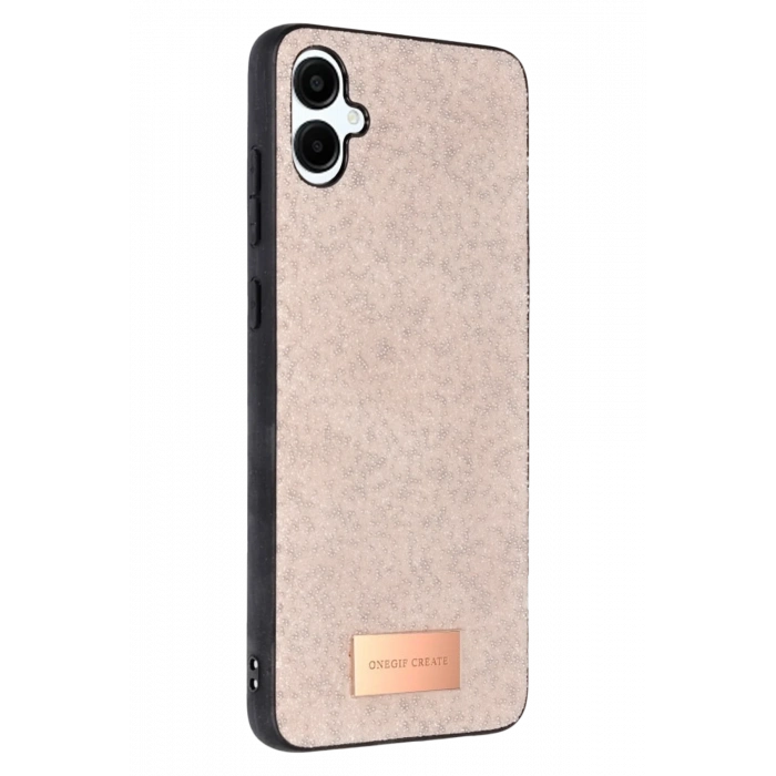 Mey İthalat®  Samsung Galaxy A06 Bright Simli Kapak - Pembe