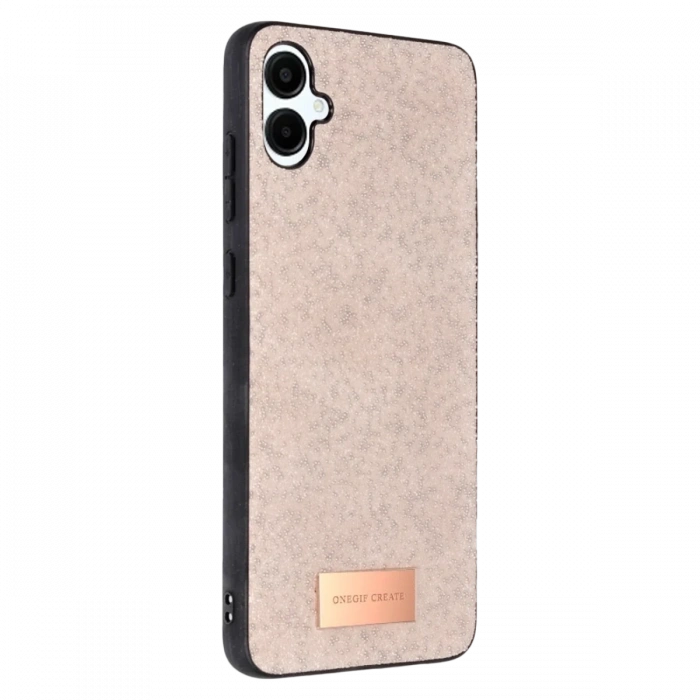 Mey İthalat®  Samsung Galaxy A06 Bright Simli Kapak - Pembe