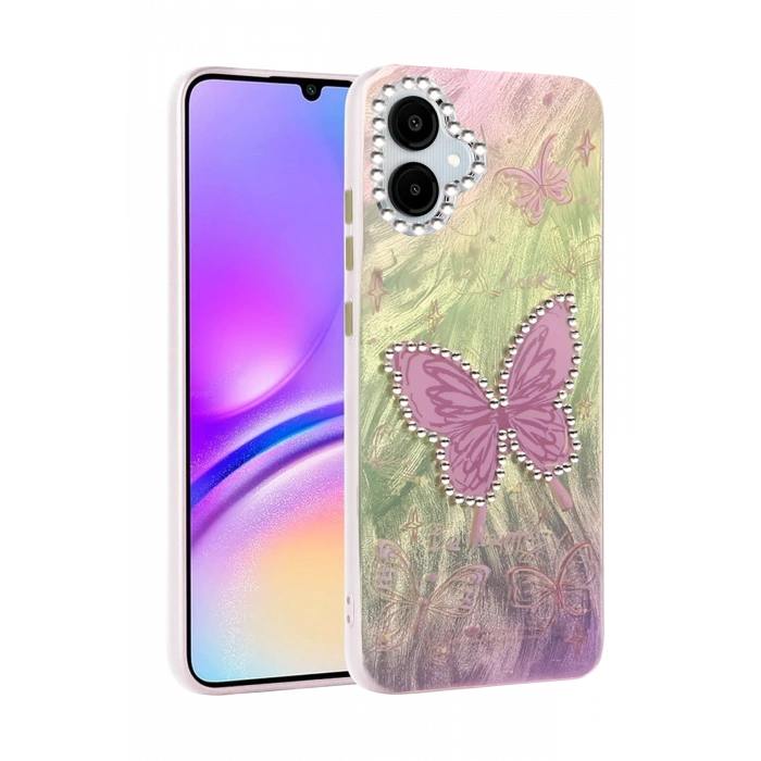 Mey İthalat®  Samsung Galaxy A06 Kılıf Blade Aynalı Desenli Kapak - Desen 5