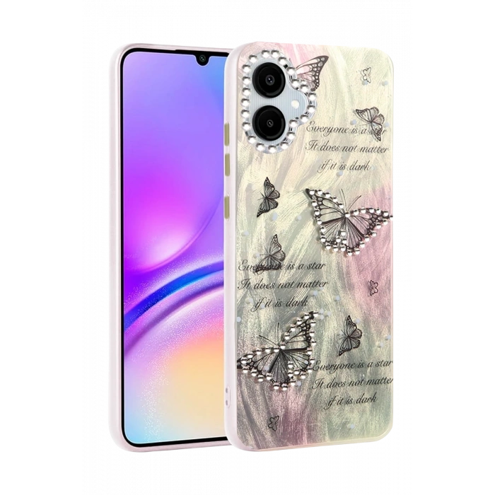 Mey İthalat®  Samsung Galaxy A06 Kılıf Blade Aynalı Desenli Kapak - Desen 6