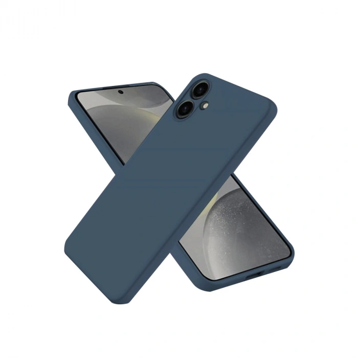 Mey İthalat®  Samsung Galaxy A06 Kılıf First Silikon - Lacivert