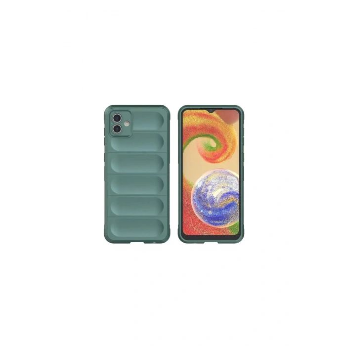 Mey İthalat®  Samsung Galaxy A06 Kılıf Optimum Silikon - Koyu Yeşil