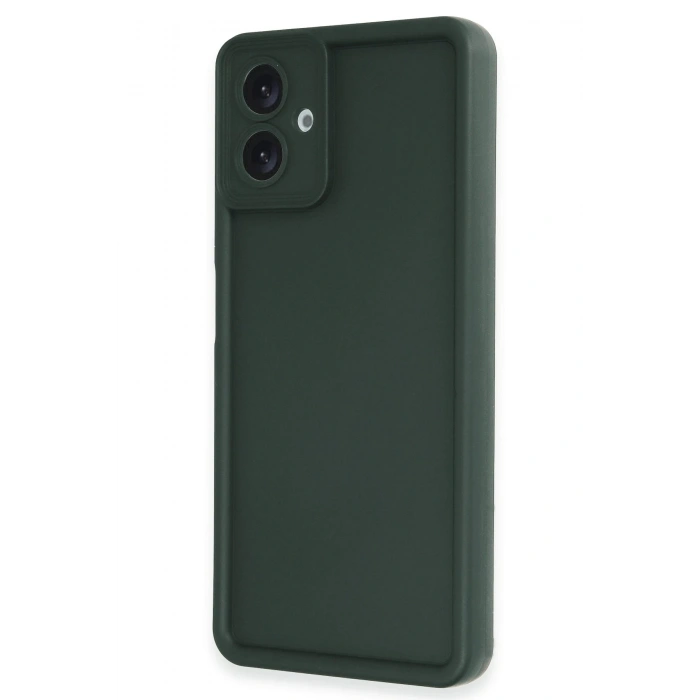 Mey İthalat®  Samsung Galaxy A06 Kılıf Viera Silikon - Koyu Yeşil
