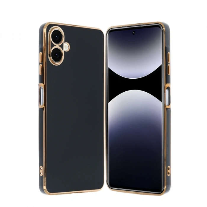 Mey İthalat®  Samsung Galaxy A06 Kılıf Volet Silikon - Siyah