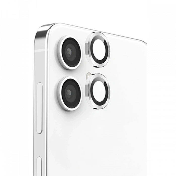 Mey İthalat®  Samsung Galaxy A06 Raze Metal Kamera Lens - Gümüş