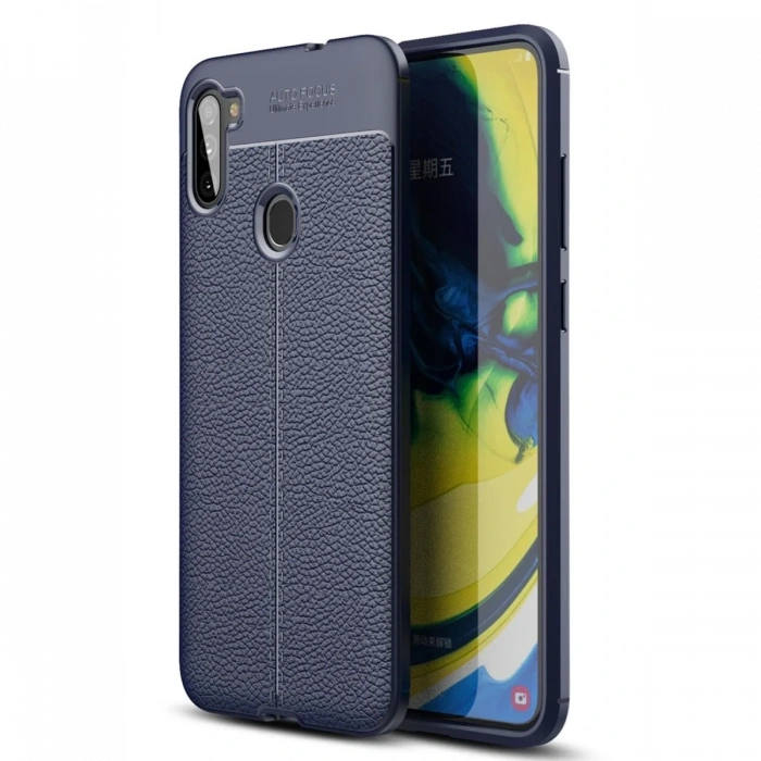 Mey İthalat®  Samsung Galaxy A11 Kılıf Auto Focus Kapak - Lacivert