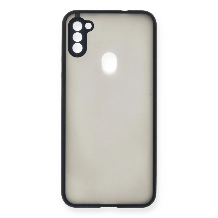 Mey İthalat®  Samsung Galaxy A11 Kılıf Montreal Silikon Kapak - Lacivert