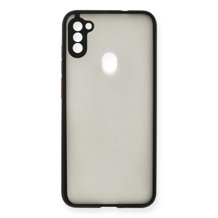 Mey İthalat®  Samsung Galaxy A11 Kılıf Montreal Silikon Kapak - Siyah