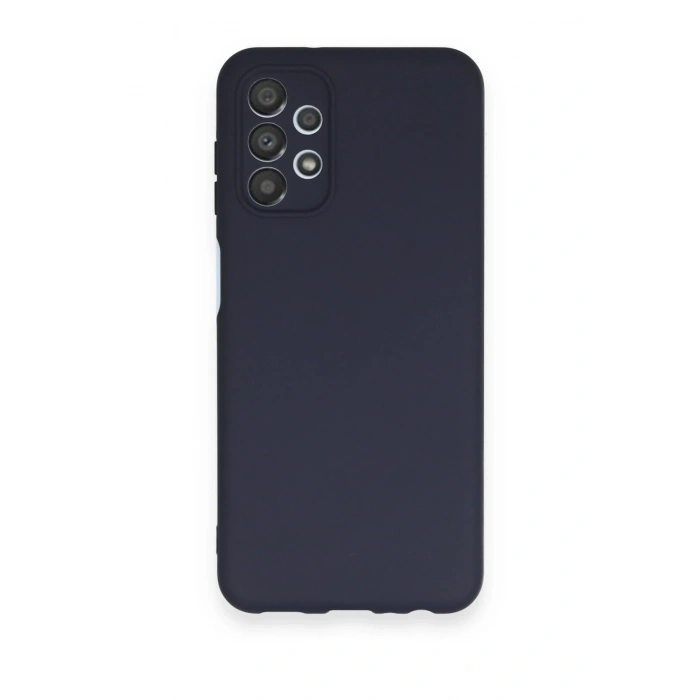 Mey İthalat®  Samsung Galaxy A13 4G Kılıf First Silikon - Lacivert