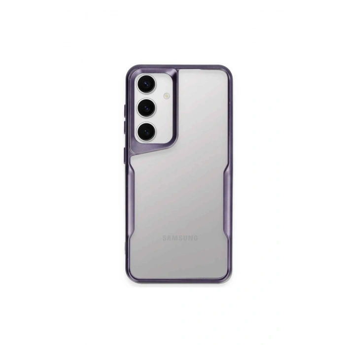 Mey İthalat®  Samsung Galaxy A14 4G Kılıf Boyi Silikon Kapak - Derin Mor