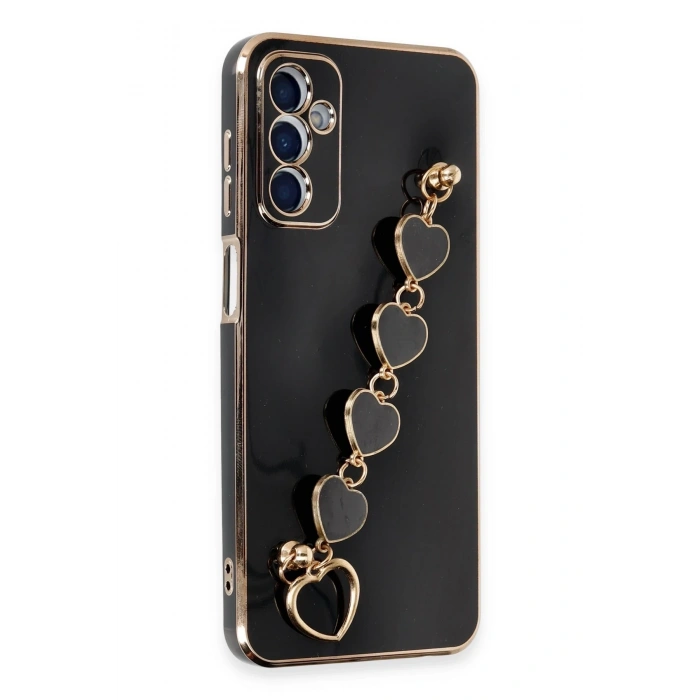 Mey İthalat®  Samsung Galaxy A14 4G Kılıf Esila Silikon - Siyah