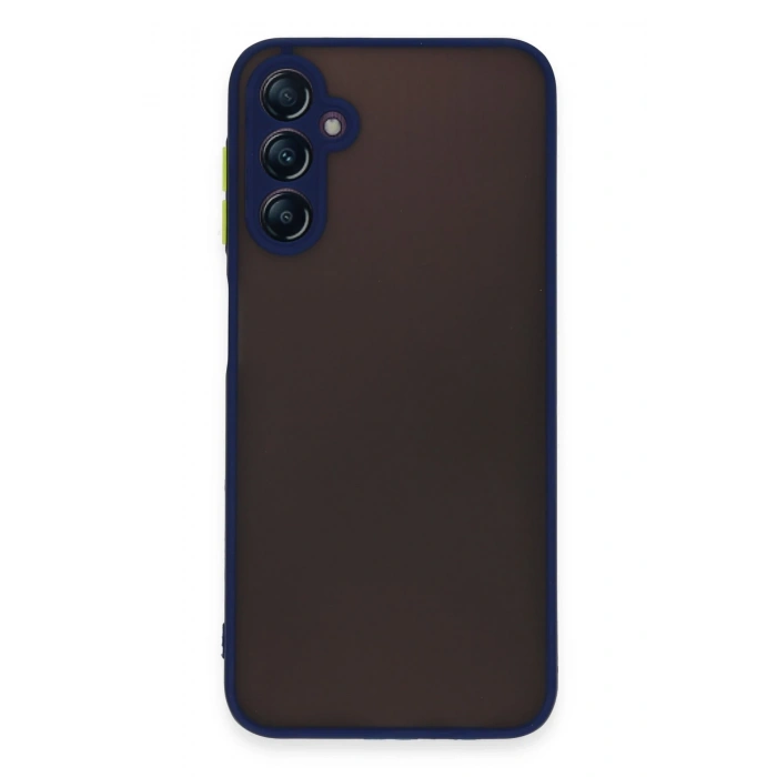 Mey İthalat®  Samsung Galaxy A14 4G Kılıf Montreal Silikon Kapak - Lacivert