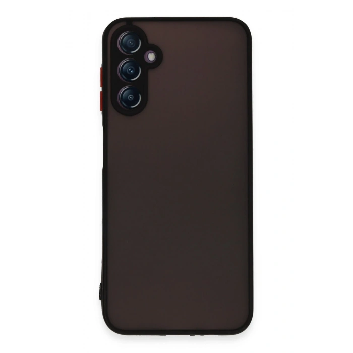 Mey İthalat®  Samsung Galaxy A14 4G Kılıf Montreal Silikon Kapak - Siyah