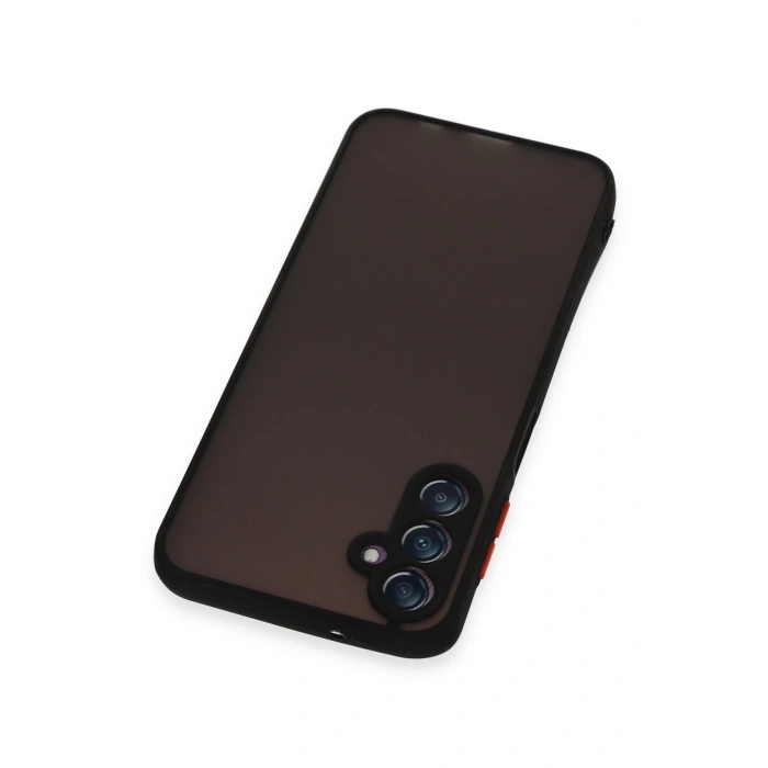 Mey İthalat®  Samsung Galaxy A14 4G Kılıf Montreal Silikon Kapak - Siyah
