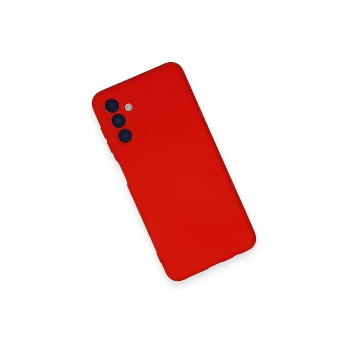 Mey İthalat®  Samsung Galaxy A14 4G Kılıf Nano içi Kadife Silikon - Kırmızı