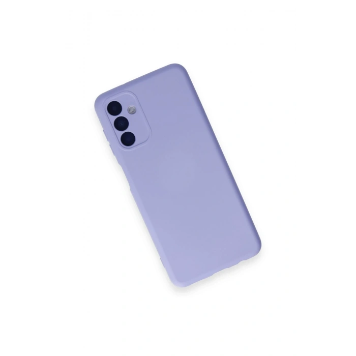 Mey İthalat®  Samsung Galaxy A14 4G Kılıf Nano içi Kadife Silikon - Lila
