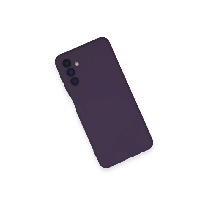 Mey İthalat®  Samsung Galaxy A14 4G Kılıf Nano içi Kadife Silikon - Mor