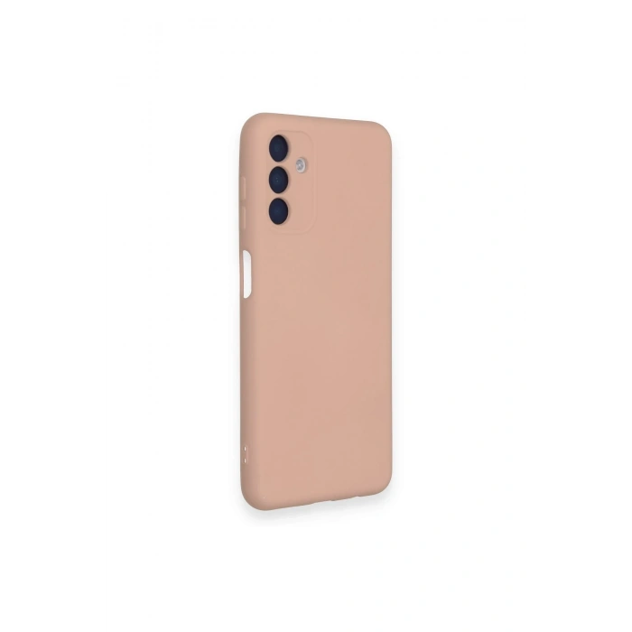 Mey İthalat®  Samsung Galaxy A14 4G Kılıf Nano içi Kadife Silikon - Pudra