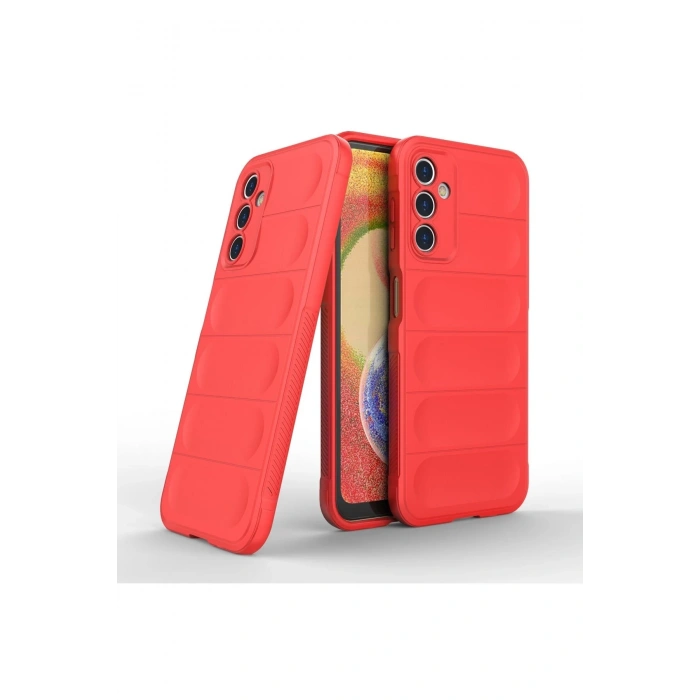 Mey İthalat®  Samsung Galaxy A14 4G Kılıf Optimum Silikon - Kırmızı