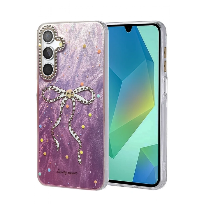 Mey İthalat®  Samsung Galaxy A15 4G Kılıf Blade Aynalı Desenli Kapak - Desen 1