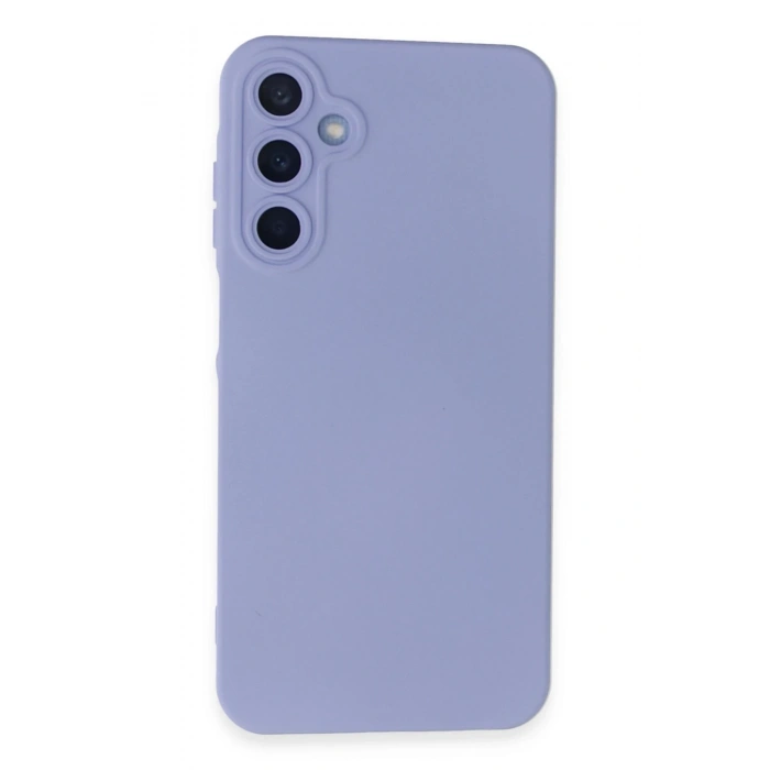 Mey İthalat®  Samsung Galaxy A15 4G Kılıf Nano içi Kadife Silikon - Lila