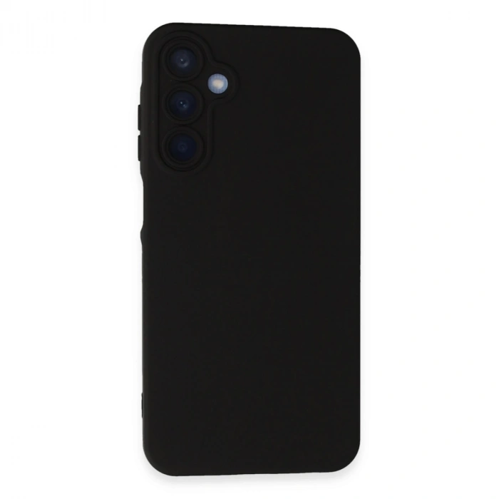 Mey İthalat®  Samsung Galaxy A15 4G Kılıf Nano içi Kadife Silikon - Siyah
