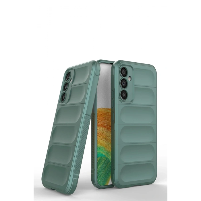 Mey İthalat®  Samsung Galaxy A15 4G Kılıf Optimum Silikon - Koyu Yeşil
