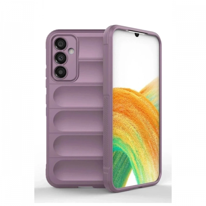 Mey İthalat®  Samsung Galaxy A15 4G Kılıf Optimum Silikon - Mor