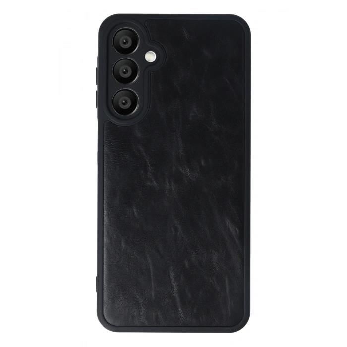 Mey İthalat®  Samsung Galaxy A16 5G Kılıf Aras Deri Kapak - Siyah