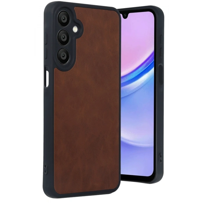 Mey İthalat®  Samsung Galaxy A16 5G Kılıf Aras Deri Kapak - Taba
