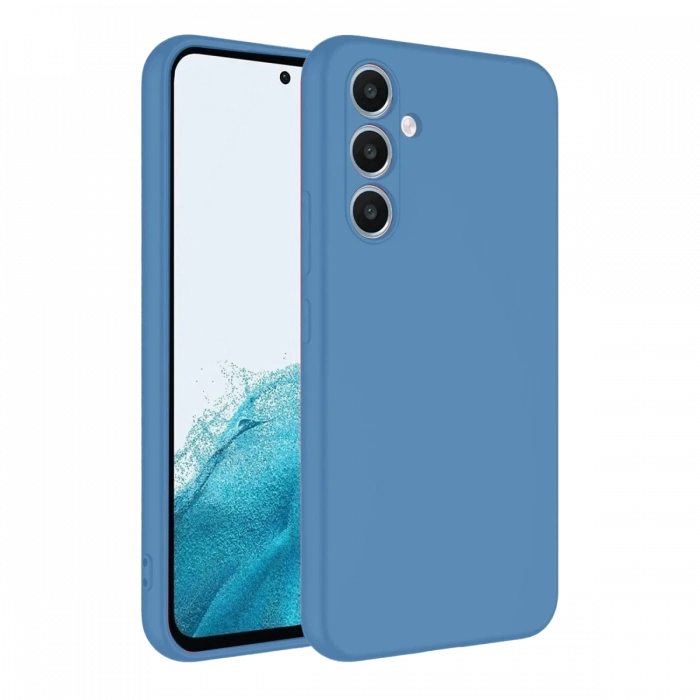Mey İthalat®  Samsung Galaxy A16 5G Kılıf First Silikon - Mavi