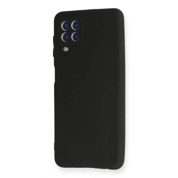 Mey İthalat®  Samsung Galaxy A22 Kılıf First Silikon - Siyah