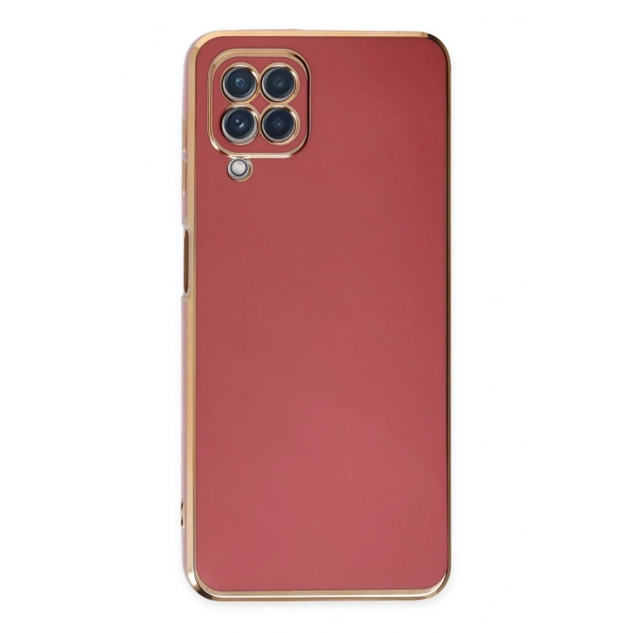 Mey İthalat®  Samsung Galaxy A22 Kılıf Volet Silikon - Kırmızı