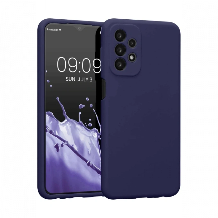 Mey İthalat®  Samsung Galaxy A23 4G Kılıf First Silikon - Lacivert