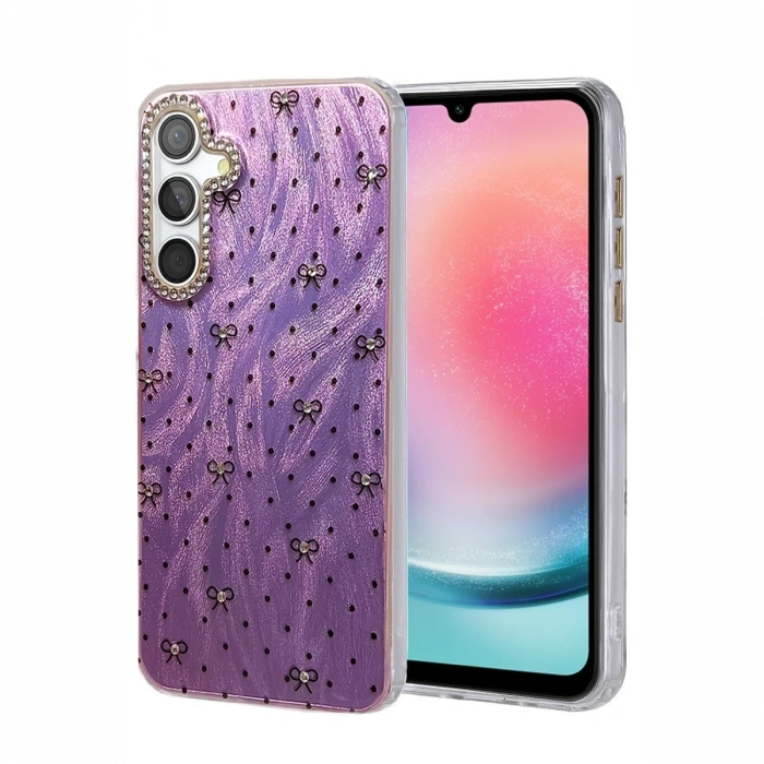 Mey İthalat®  Samsung Galaxy A24 4G Kılıf Blade Aynalı Desenli Kapak - Desen 2