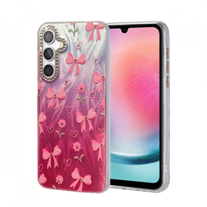 Mey İthalat®  Samsung Galaxy A24 4G Kılıf Blade Aynalı Desenli Kapak - Desen 3